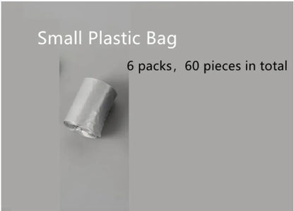 Compact Pet Waste Bag Dispenser with Spoon