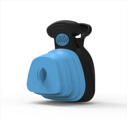 Compact Pet Waste Bag Dispenser with Spoon