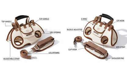 Pet Portable Crossbody Carrier Bag